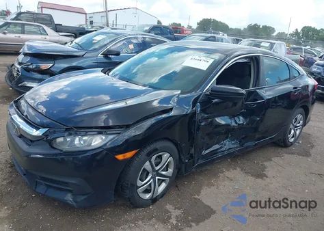 2018 Honda Civic Lx from USA, damaged, VIN 19XFC2F59JE040599